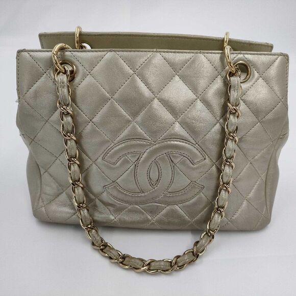 Chanel Petite Timeless Tote PTT Metallic Gold Caviar – Rare & Discontinued - Picture 1 of 10
